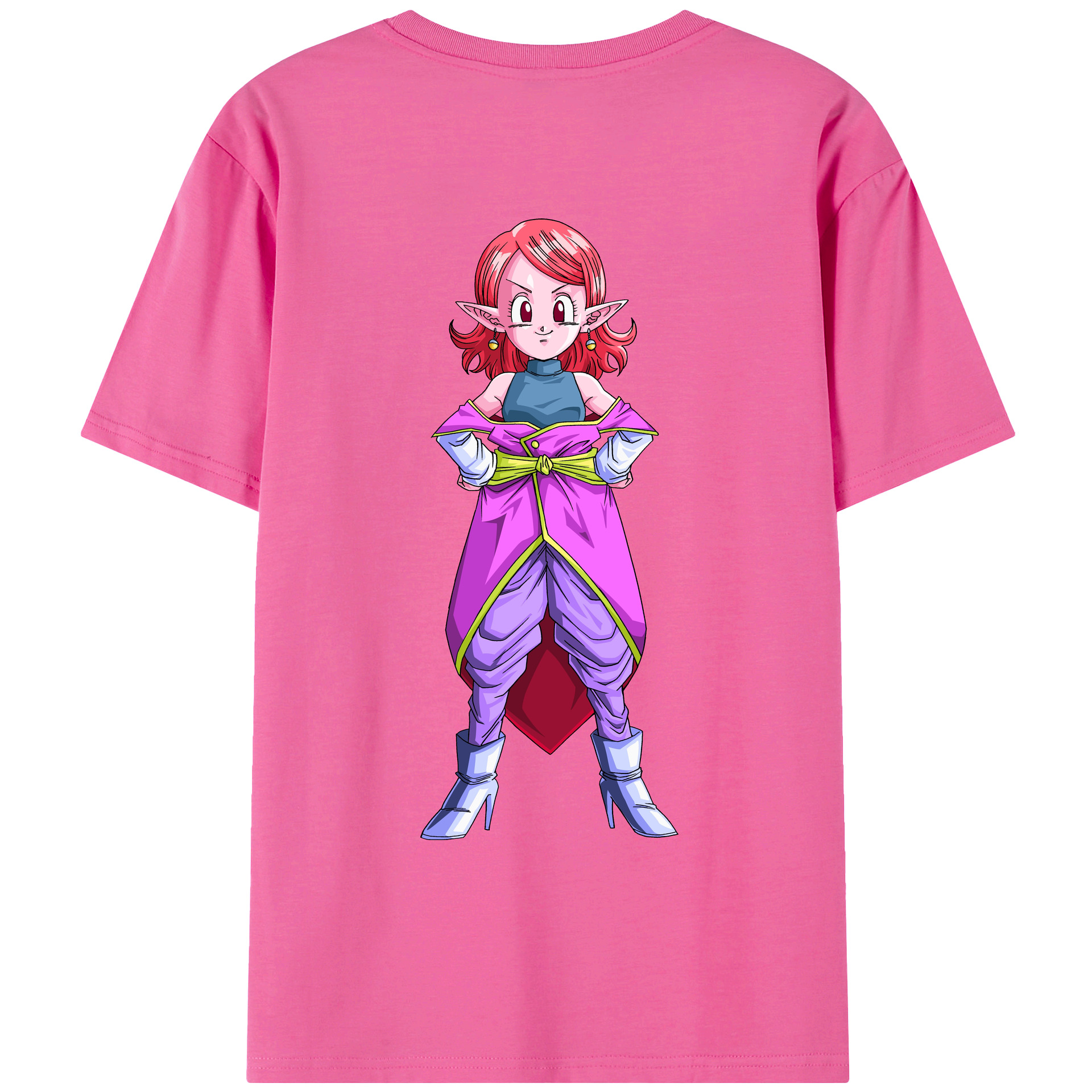 （画像用） ドラゴンボール DRAGON BALL レディース半袖Tシャツ(バックプリント)
